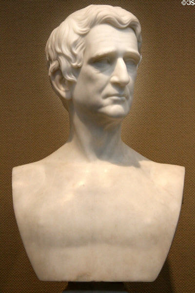 Bust of Lincoln's Secretary of State, William Henry Seward (1857) by Chauncey Bradley Ives at Toledo Museum of Art. Toledo, OH.