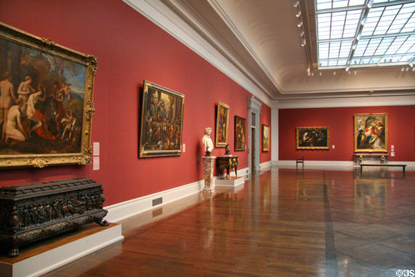 Gallery in Toledo Museum of Art. Toledo, OH.
