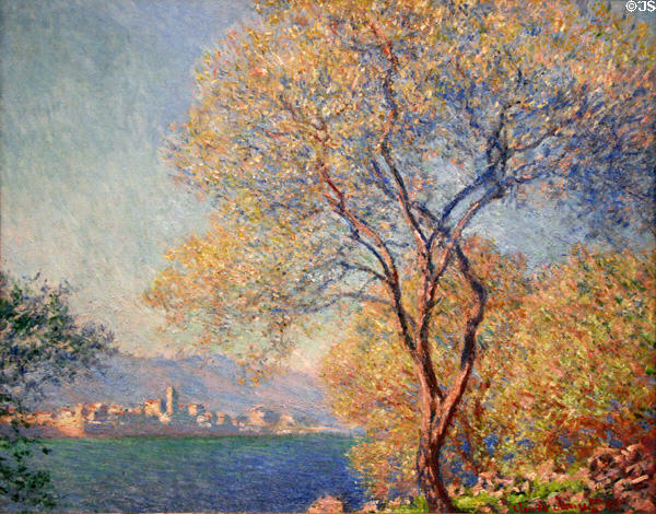 Antibes Seen from La Salis painting (1888) by Claude Monet by at Toledo Museum of Art. Toledo, OH.