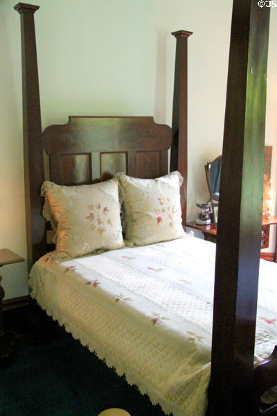 President & Mrs. Hayes bedroom at Hayes Presidential Home. Fremont, OH.