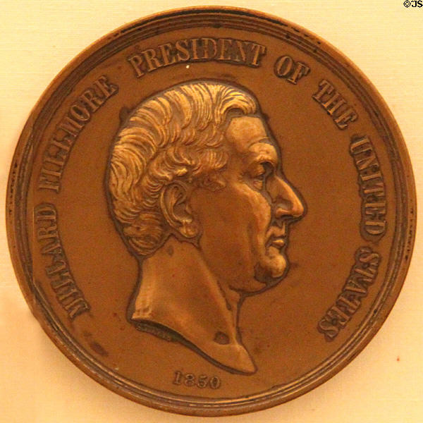 Millard Fillmore (1850-1853) medal (at Hayes Presidential Center). Fremont, OH.