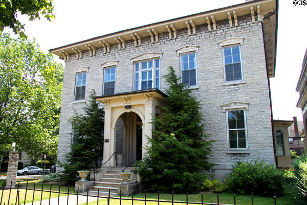 Lester Hubbard House (1852) (134 E. Adams St.). OH. Style: Italianate.