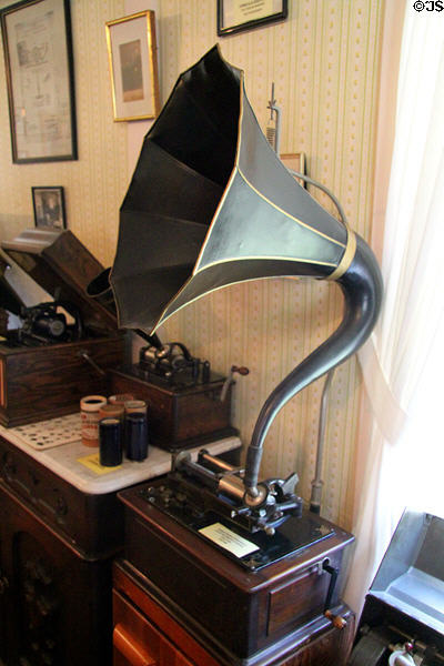 Edison Triumph phonograph (c1910) at Edison Birthplace Museum. Milan, OH.