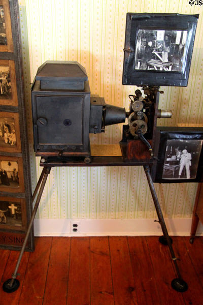 Early Edison Motion Picture Projector at Edison Birthplace Museum. Milan, OH.