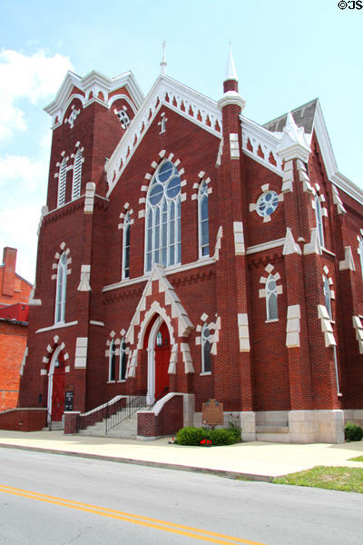 St Paul's Methodist Church (1874) (46 Madison St.). Tiffin, OH. Style: Gothic Revival.