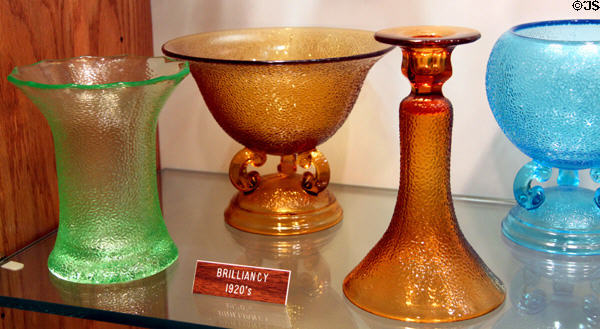 Brilliancy glass (1920s) at Tiffin Glass Museum. Tiffin, OH.