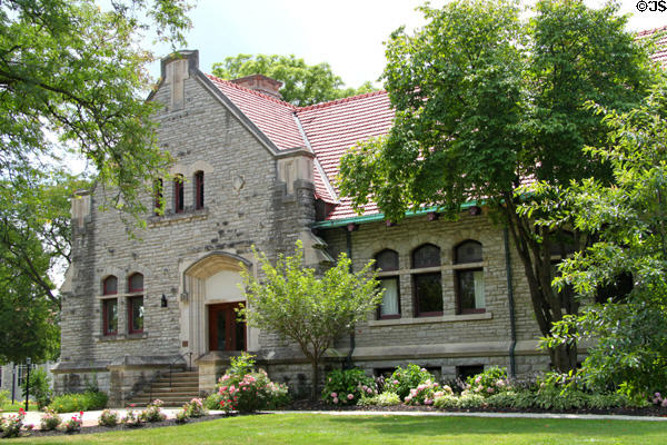 Pfleiderer Hall (1925) at Heidelberg University (28 Greenfield St.). Tiffin, OH. On National Register.