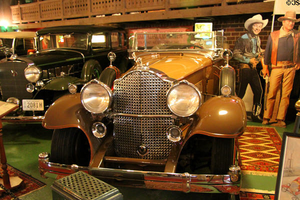 Packard Super Eight, Ninth Series, 903 Sport Phaeton (1932) from Detroit, MI at Canton Classic Car Museum. Canton, OH.