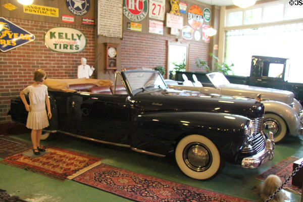 Lincoln Continental Cabriolet Convertible (1942) at Canton Classic Car Museum. Canton, OH.