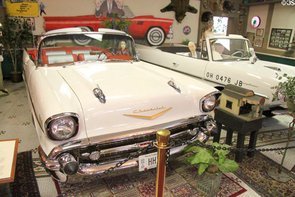 Chevrolet Bel Air convertible (1957) from Detroit, MI at Canton Classic Car Museum. Canton, OH.