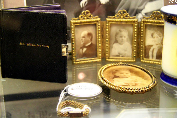 President William McKinley memorabilia at Canton Classic Car Museum. Canton, OH.