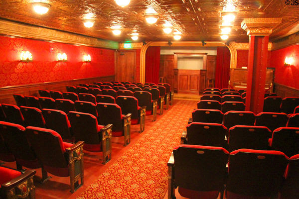 Restored theater at National First Ladies' Library. Canton, OH.
