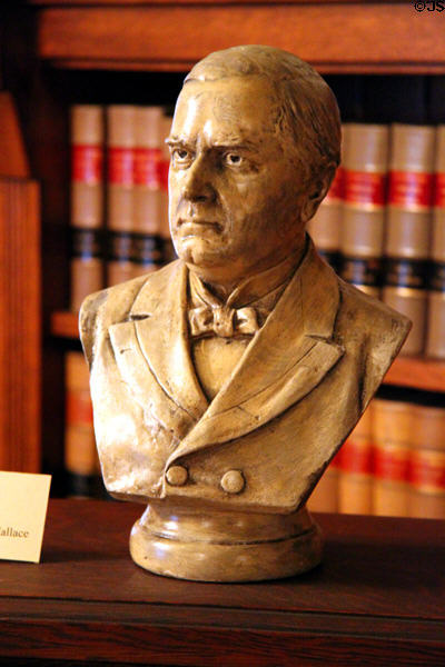 William McKinley bust (c1900) at Ida Saxton McKinley Historic House. Canton, OH.