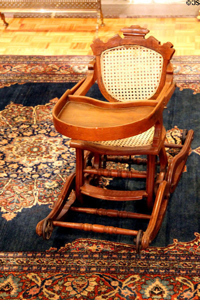 Child's chair with table at William McKinley Presidential Museum & Library. Canton, OH.