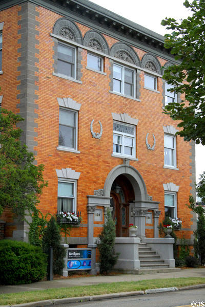 August Schuffenecker Building (1905) (134 6th St. SW.). Canton, OH. Style: Renaissance Revival. Architect: J.M. Bostick. On National Register.