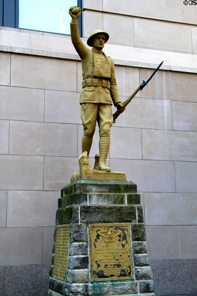 Spirit of The American Doughboy sculpture (1934) by E. M. Viquesney. Akron, OH.