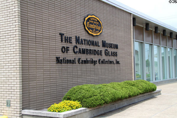 National Museum of Cambridge Glass (136 S 9th St.). Cambridge, OH.