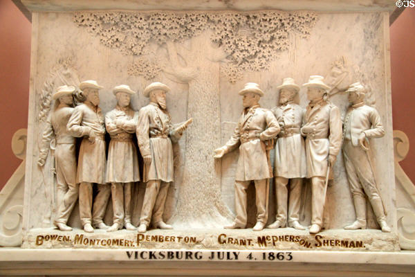Vicksburg victory relief at Ohio State Capitol. Columbus, OH.