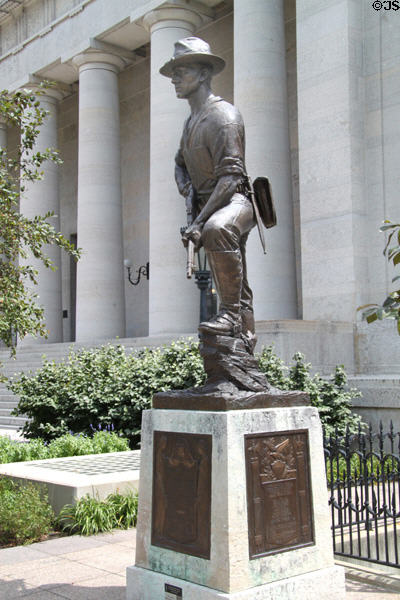 Spanish American War memorial (1928) by E.L. Jirouch at Ohio State Capitol. Columbus, OH.