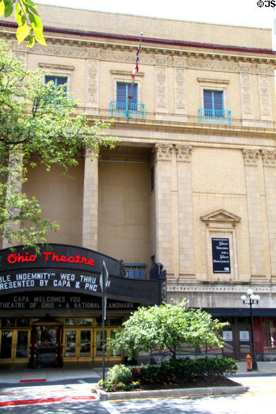 Ohio Theater facade. Columbus, OH.