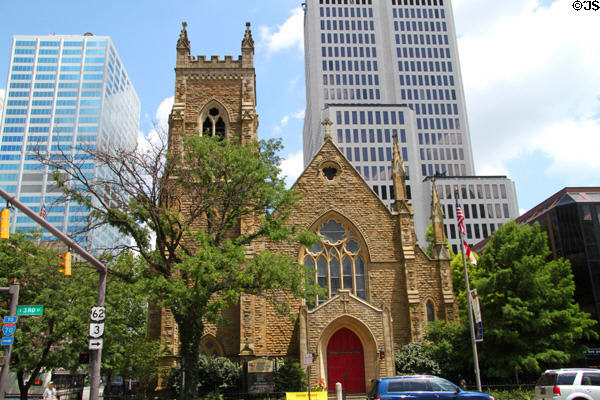Trinity Episcopal Church (1869) (125 E. Broad St.). Columbus, OH. On National Register.