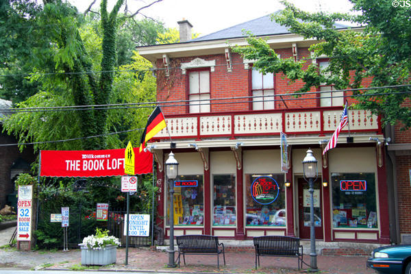 Book Loft (631 South Third St.) in German Village. Columbus, OH. Style: Italianate.