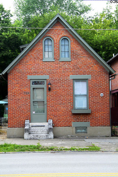 German Village brick cottage (1920) (749 South Third St.). Columbus, OH.