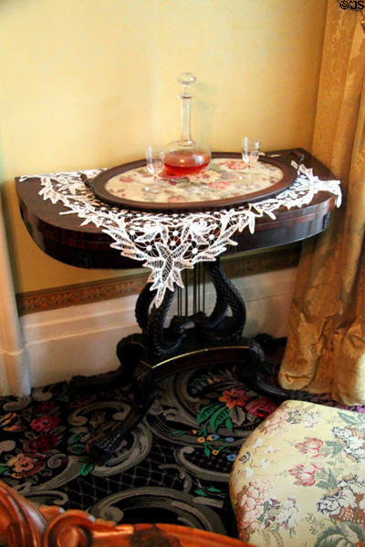 Side table at Kelton House Museum. Columbus, OH.