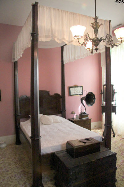 Four poster bed at Kelton House Museum. Columbus, OH.