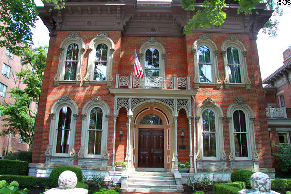 Kappa Kappa Gamma national HQ & museum (former Philip T. Snowden house) (1852) (530 E. Town St.). Columbus, OH. Style: Italianate. On National Register.