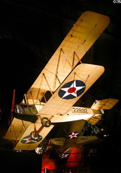 Standard Aircraft Co. J-1 biplane trainer (c1918) at National Museum of USAF. Dayton, OH.