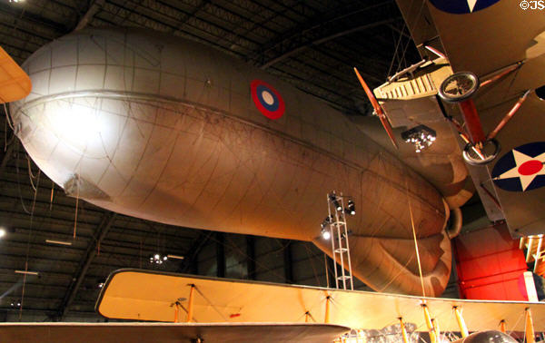 Caquot Type R tethered observation balloon (1918-9 & 1944) at National Museum of USAF. Dayton, OH.