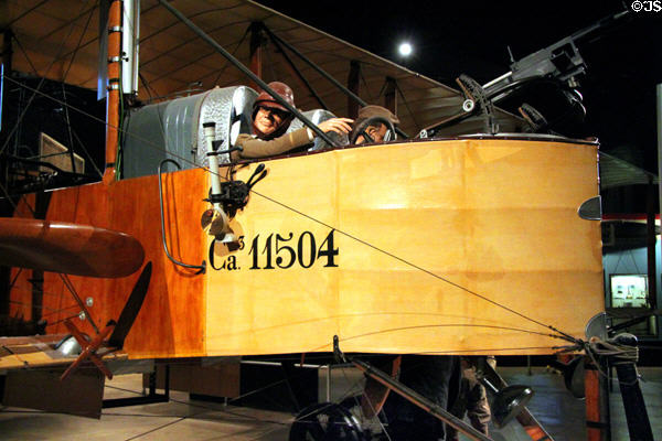 Cockpit & guns of Caproni CA. 36 at National Museum of USAF. Dayton, OH.