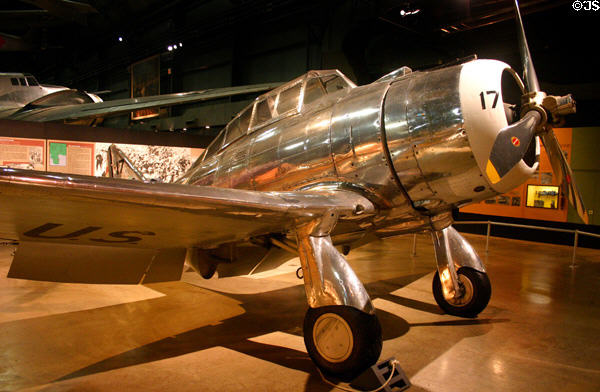 Seversky P-35s (1937-8) pursuit fighter at National Museum of USAF. Dayton, OH.
