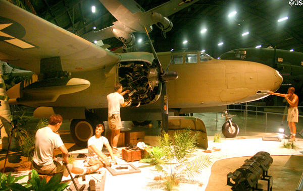 Douglas A-20G Havoc (1943) dive bomber at National Museum of USAF. Dayton, OH.