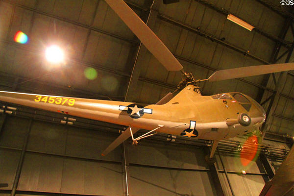 Sikorsky R-6A Hoverfly II (1943) helicopter at National Museum of USAF. Dayton, OH.