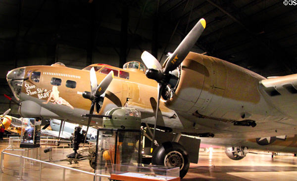 Boeing B-17G Flying Fortress (1935-45) bomber at National Museum of USAF. Dayton, OH.