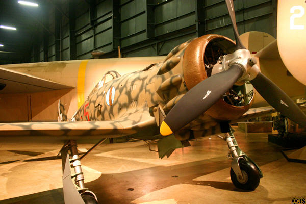 Macchi MC.200 Saetta (Lightning) Italian fighter plane (mid 1930s) at National Museum of USAF. Dayton, OH.