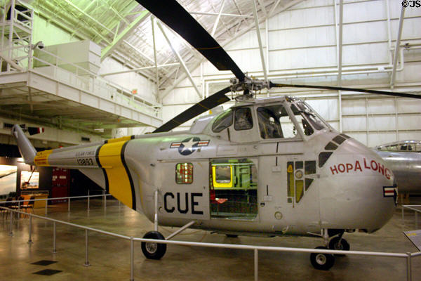 Sikorsky UH-19B Chickasaw helicopter (1949-60s) at National Museum of USAF. Dayton, OH.