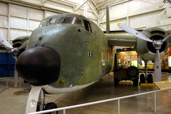De Havilland C-7A Caribou (STOL) (1958-62) from Canada at National Museum of USAF. Dayton, OH.
