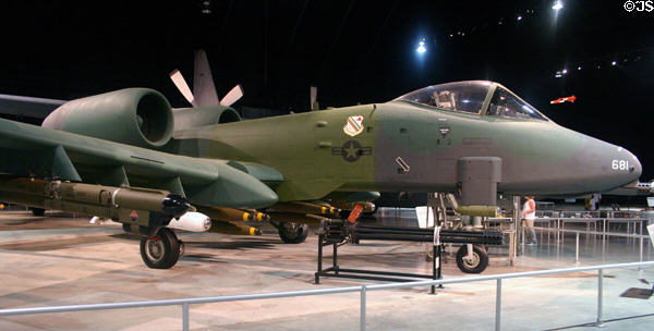 Fairchild Republic A-10A Thunderbolt II (1980s-90s) at National Museum of USAF. Dayton, OH.