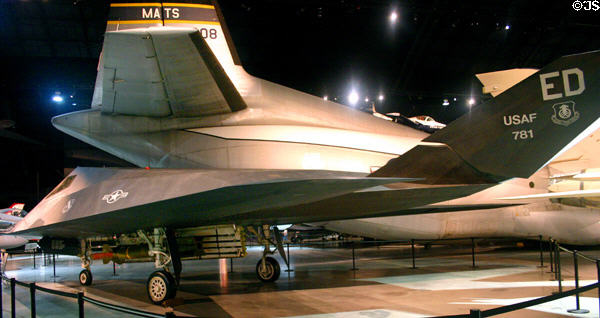 Lockheed F-117A (1981-90) stealth fighter at National Museum of USAF. Dayton, OH.