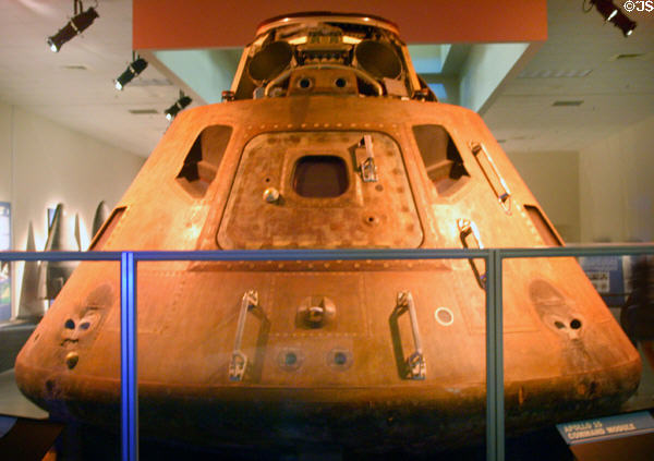 Apollo 15 command module (1971) at National Museum of USAF. Dayton, OH.