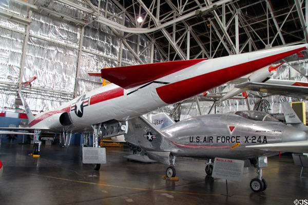 North American X-10 (1953) tested aerodynamic design at National Museum of USAF. Dayton, OH.
