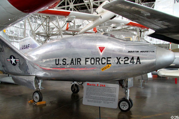 Martin X-24A (1970) lifting vehicle at National Museum of USAF. Dayton, OH.