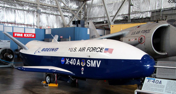Boeing X-40A Space Maneuver Vehicle (SMV) (1998) at National Museum of USAF. Dayton, OH.