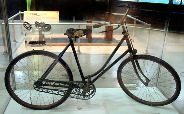 Bicycle sold by Wrights shop in 1895 at National Museum of USAF. Dayton, OH.