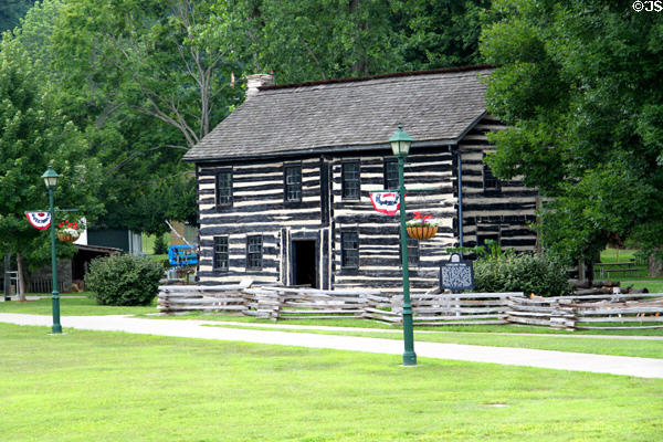 Newcom Tavern (1796) at Carillon Historical Park. Dayton, OH.