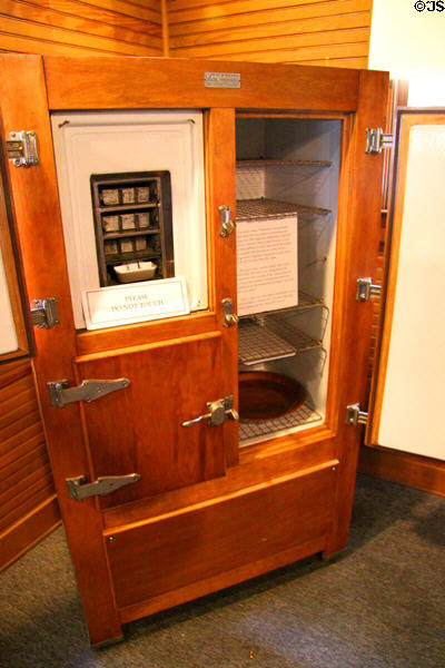 Delco Frigidaire Refrigerator (1922) at Carillon Historical Park. Dayton, OH.