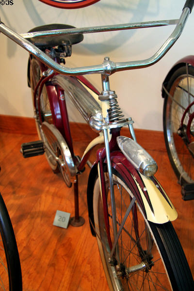 Dayton Twin-flex Cushioned Bicycle (1938) by Huffman Manuf. Co. of Dayton, OH at Carillon Historical Park. Dayton, OH.